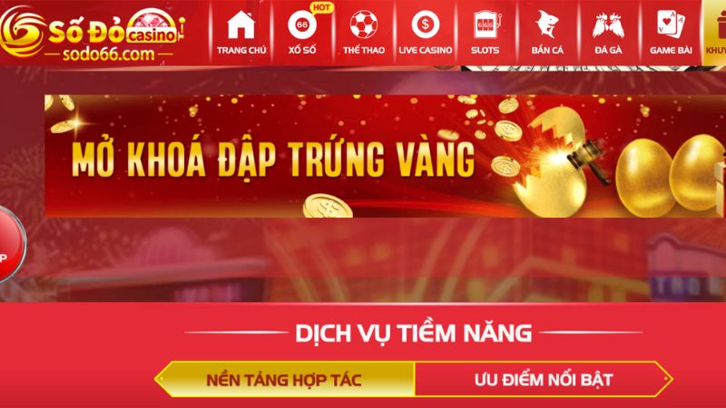 Chi tiết chương trình mở khóa đập trứng vàng tại Sodo66